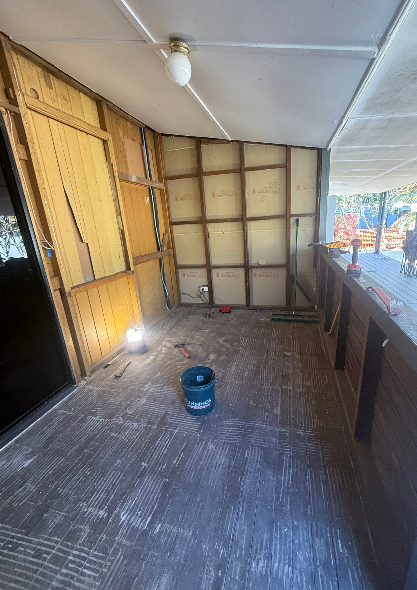 Bathroom during renovation